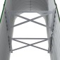 vidaXL Ζαρντινιέρα Πράσινη 114x40x68 εκ Ατσάλι με Ηλεκτρ. Βαφή Πούδρας