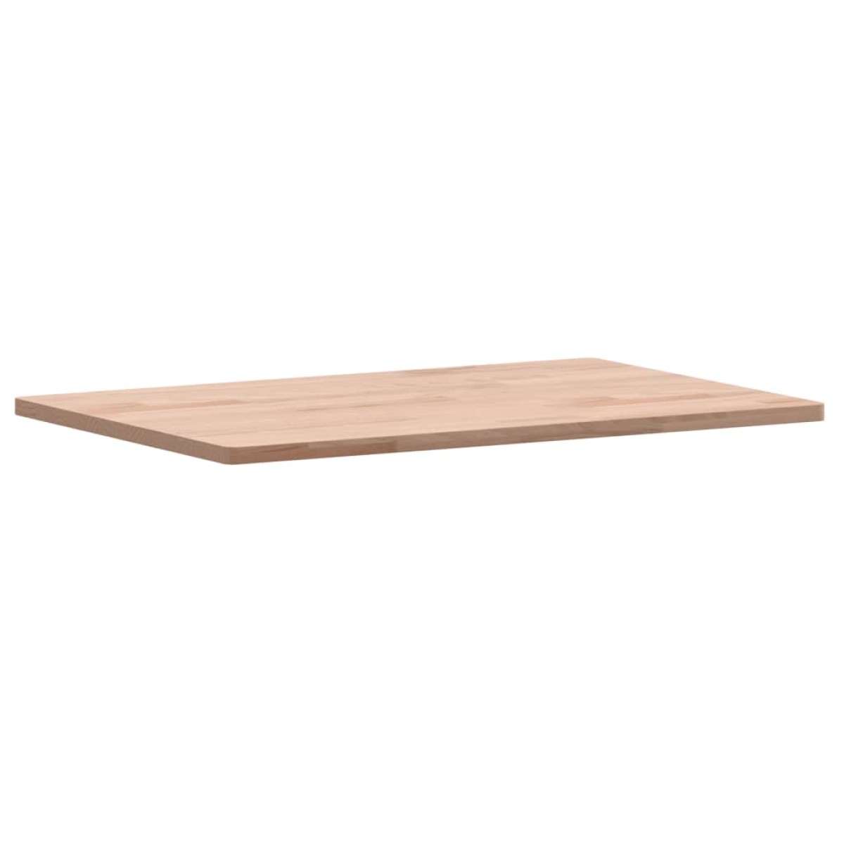 vidaXL Επιφάνεια Τραπεζιού Ορθογώνια 60x40x1,5 εκ. Μασίφ Ξύλο Οξιάς