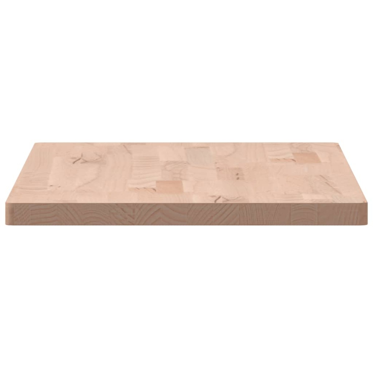 vidaXL Επιφάνεια Τραπεζιού Ορθογώνια 80x40x2,5 εκ. Μασίφ Ξύλο Οξιάς