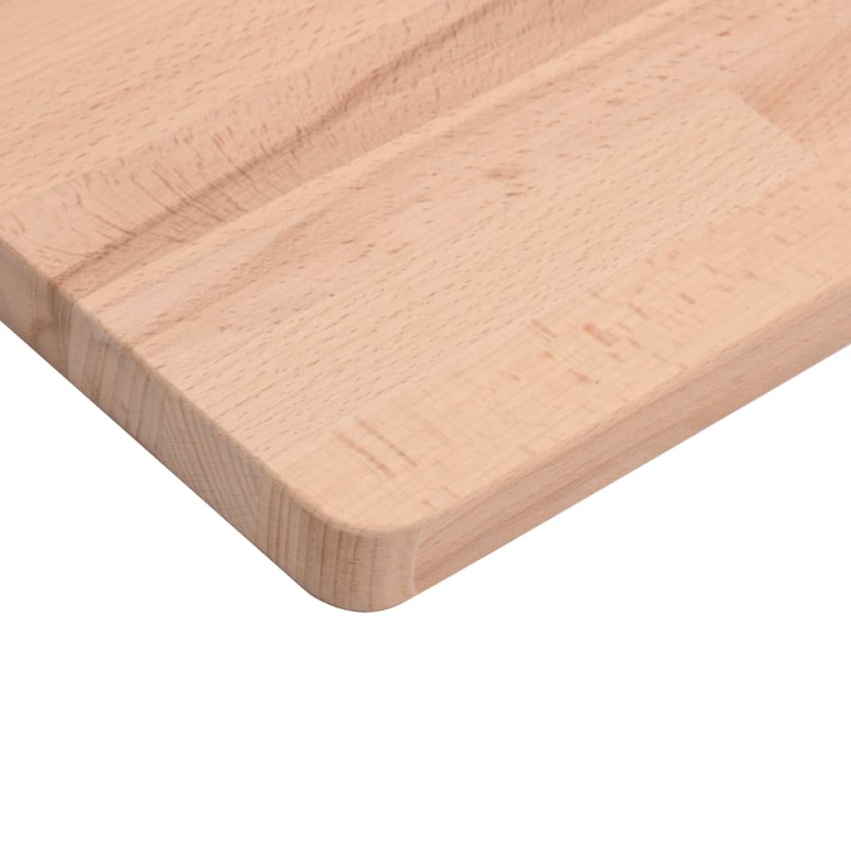 vidaXL Επιφάνεια Τραπεζιού Ορθογώνια 80x40x2,5 εκ. Μασίφ Ξύλο Οξιάς