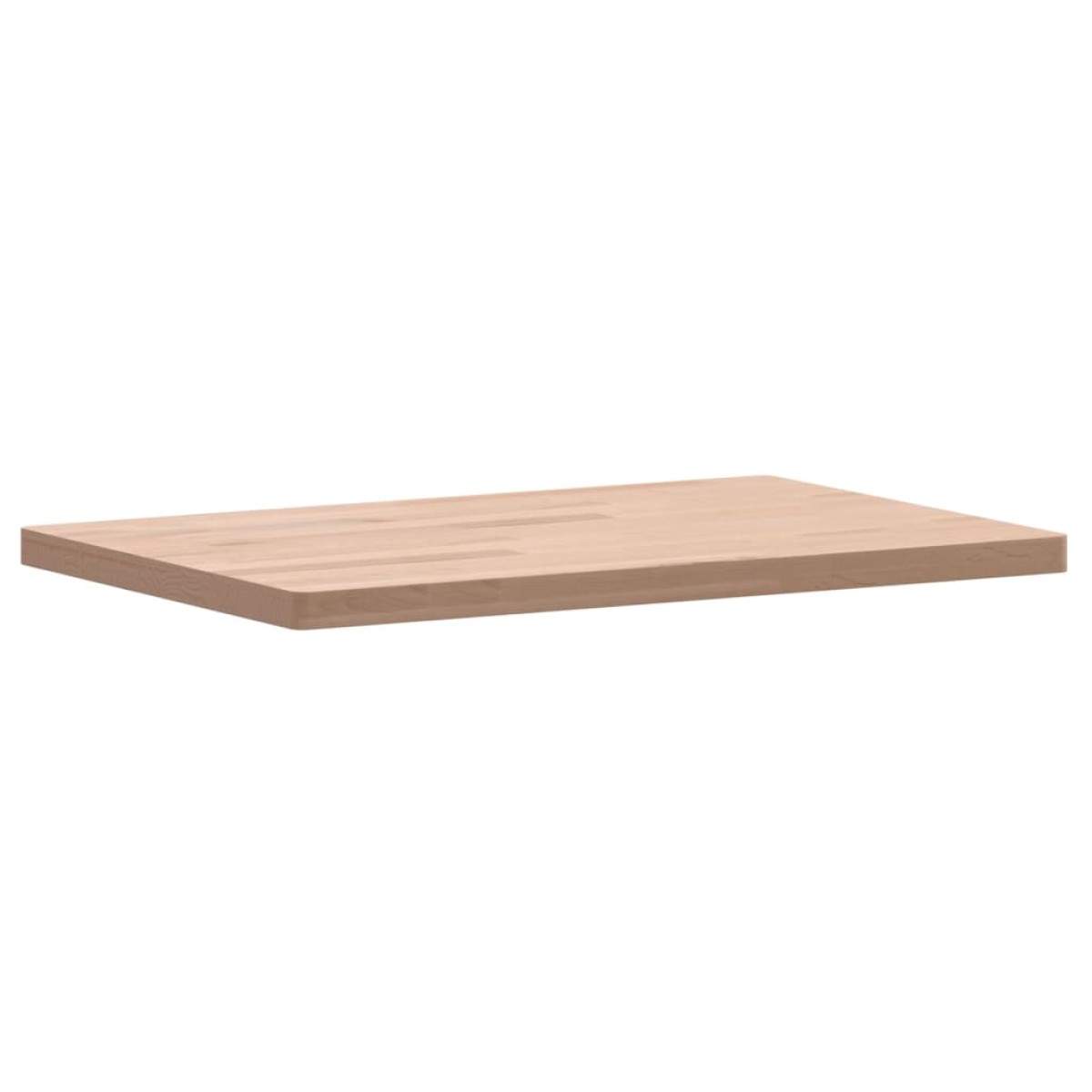 vidaXL Επιφάνεια Τραπεζιού Ορθογώνια 60x40x2,5 εκ. Μασίφ Ξύλο Οξιάς