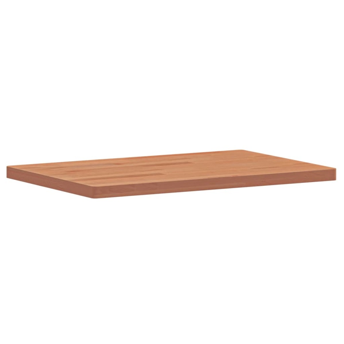 vidaXL Επιφάνεια Τραπεζιού Ορθογώνια 60x40x2,5 εκ. Μασίφ Ξύλο Οξιάς