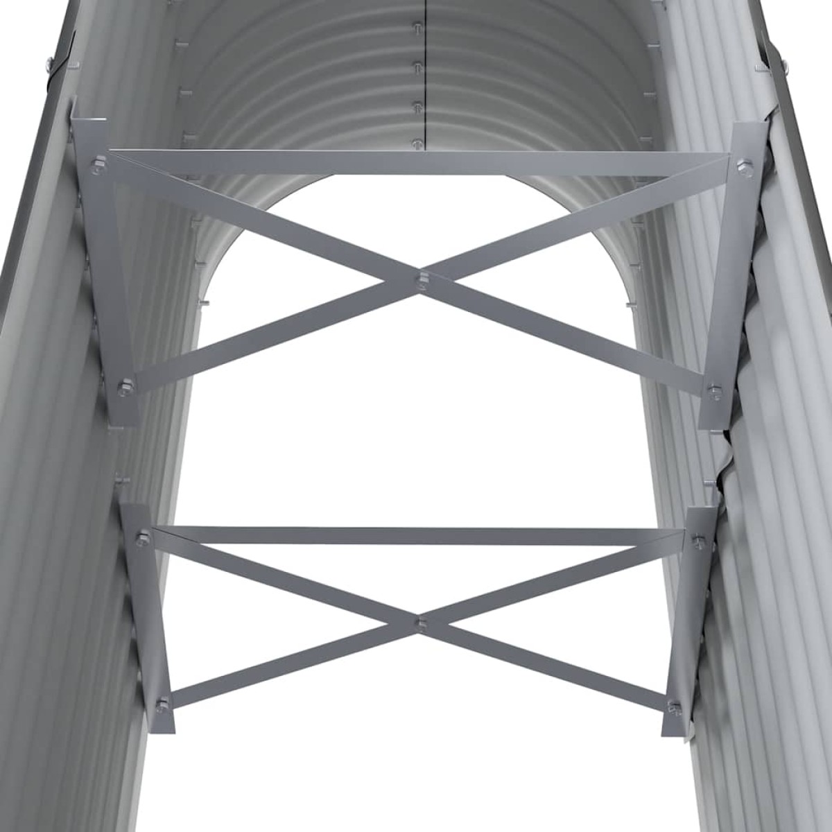 vidaXL Ζαρντινιέρα Ανθρακί 114x40x68 εκ Ατσάλι με Ηλεκτρ. Βαφή Πούδρας