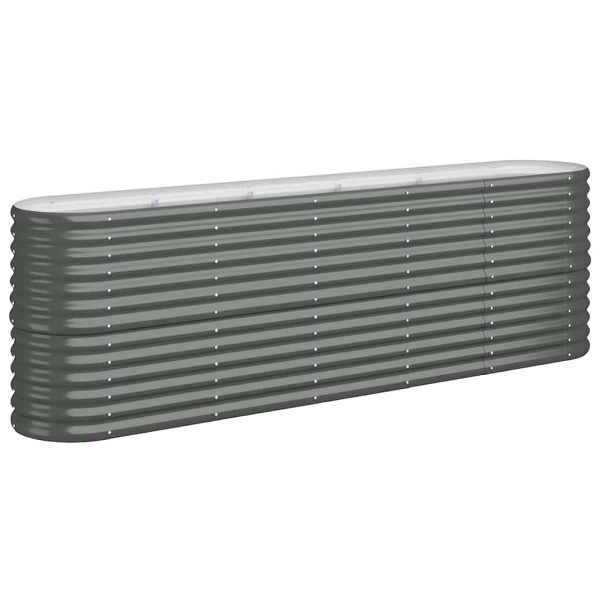 vidaXL Ζαρντινιέρα Ανθρακί 224x40x68 εκ Ατσάλι με Ηλεκτρ. Βαφή Πούδρας