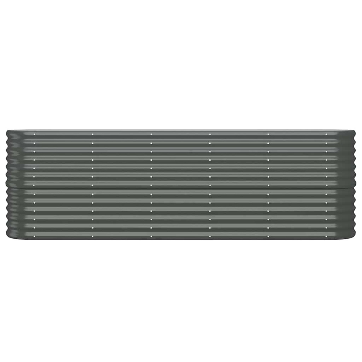 vidaXL Ζαρντινιέρα Ανθρακί 224x40x68 εκ Ατσάλι με Ηλεκτρ. Βαφή Πούδρας