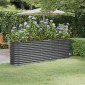 vidaXL Ζαρντινιέρα Ανθρακί 224x40x68 εκ Ατσάλι με Ηλεκτρ. Βαφή Πούδρας