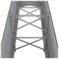 vidaXL Ζαρντινιέρα Πράσινη 260x40x68 εκ Ατσάλι με Ηλεκτρ. Βαφή Πούδρας