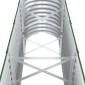 vidaXL Ζαρντινιέρα Πράσινη 332x40x68 εκ Ατσάλι με Ηλεκτρ. Βαφή Πούδρας