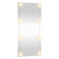 vidaXL Καθρέφτης Τοίχου με LED Ορθογώνιος 30 x 60 εκ. Γυάλινος