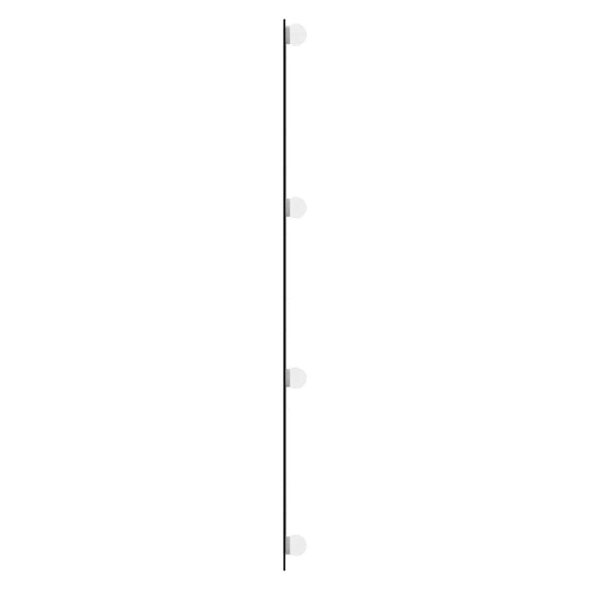 vidaXL Καθρέφτης Τοίχου με LED Ορθογώνιος 30x100 εκ. Γυάλινος