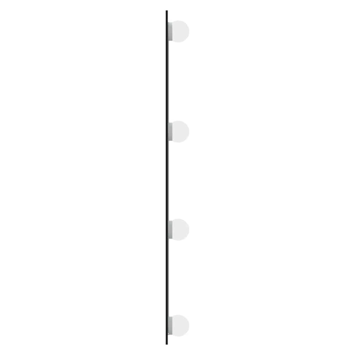 vidaXL Καθρέφτης Τοίχου με LED Ορθογώνιος 40x60 εκ. Γυάλινος