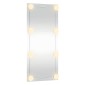 vidaXL Καθρέφτης Τοίχου με LED Ορθογώνιος 40x80 εκ. Γυάλινος