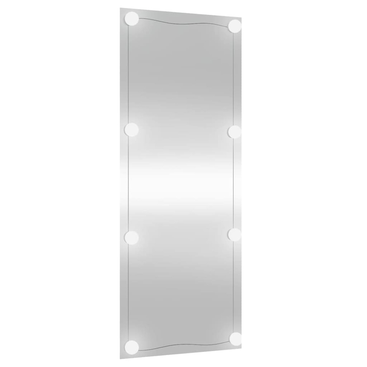 vidaXL Καθρέφτης Τοίχου με LED Ορθογώνιος 450x100 εκ. Γυάλινος