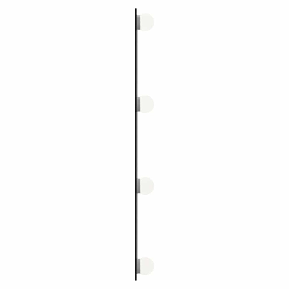vidaXL Καθρέφτης Τοίχου με LED Ορθογώνιος 50 x 60 εκ. Γυάλινος