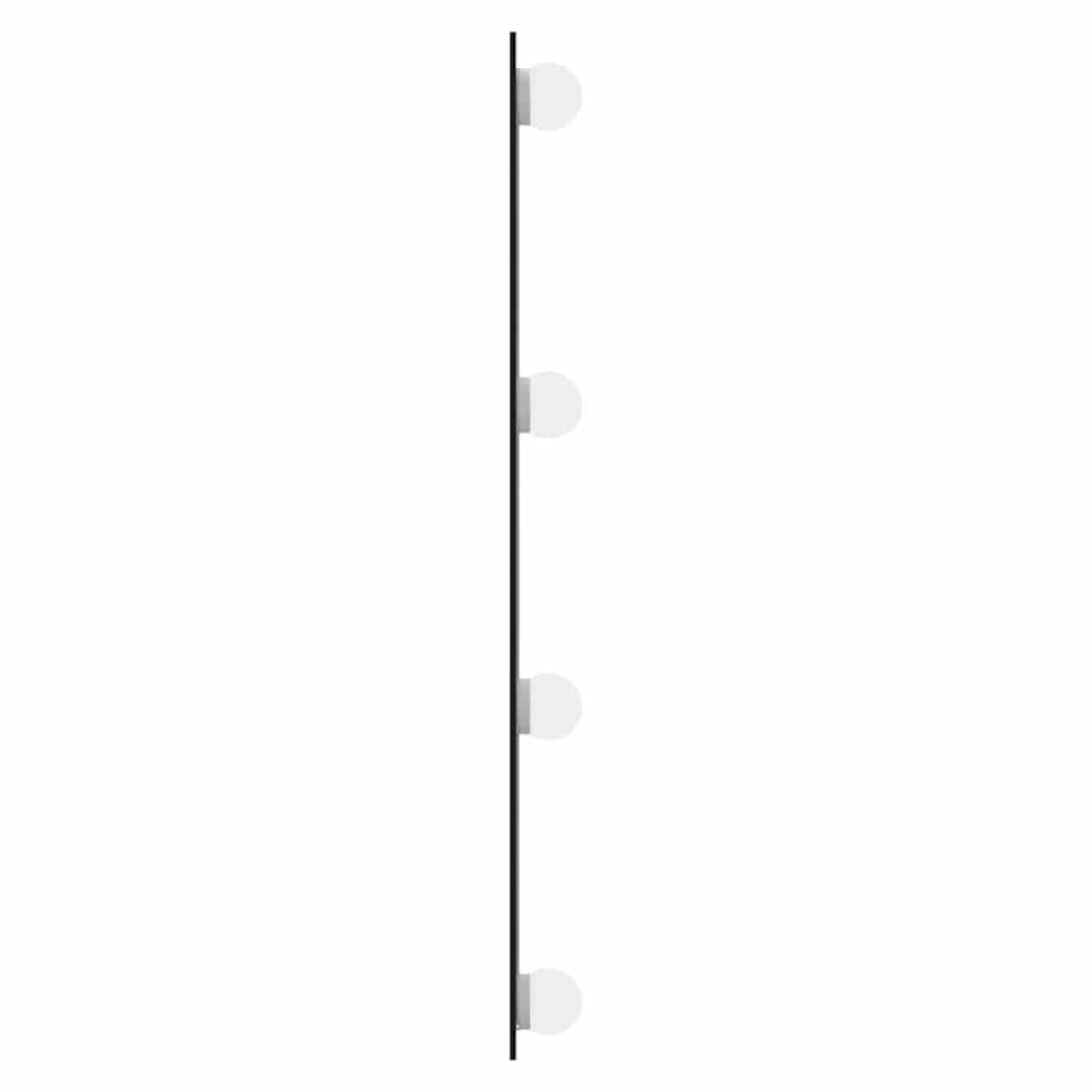 vidaXL Καθρέφτης Τοίχου με LED Ορθογώνιος 50x80 εκ. Γυάλινος