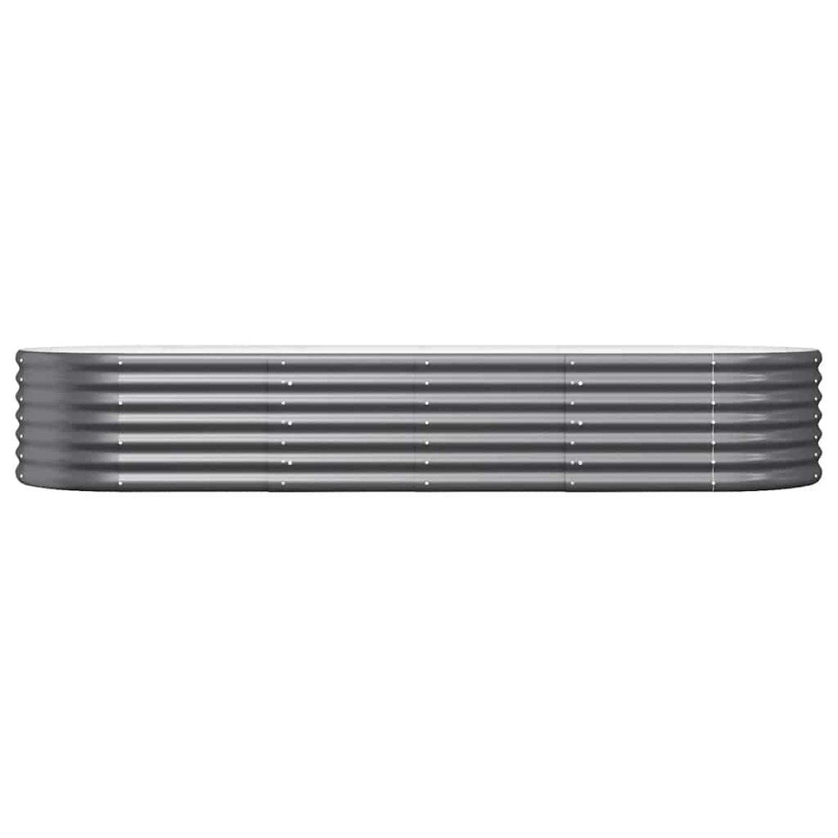 vidaXL Ζαρντινιέρα Ανθρακί 224x80x36 εκ Ατσάλι με Ηλεκτρ. Βαφή Πούδρας