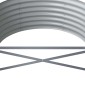 vidaXL Ζαρντινιέρα Ανθρακί 224x80x36 εκ Ατσάλι με Ηλεκτρ. Βαφή Πούδρας