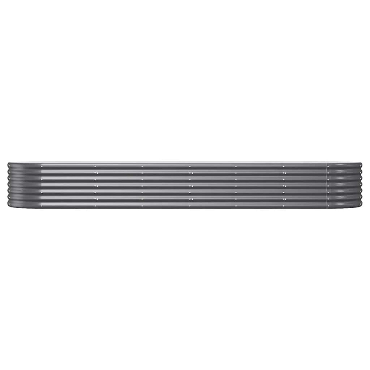 vidaXL Ζαρντινιέρα Ανθρακί 296x80x36 εκ Ατσάλι με Ηλεκτρ. Βαφή Πούδρας