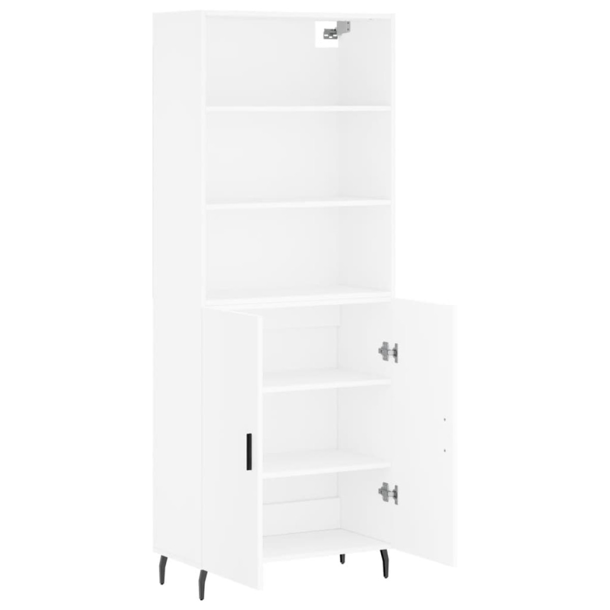vidaXL Ντουλάπι Λευκό 69,5x34x180 εκ. από Επεξεργασμένο Ξύλο