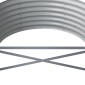 vidaXL Ζαρντινιέρα Γκρι 440x80x36 εκ. Ατσάλι με Ηλεκτρ. Βαφή Πούδρας