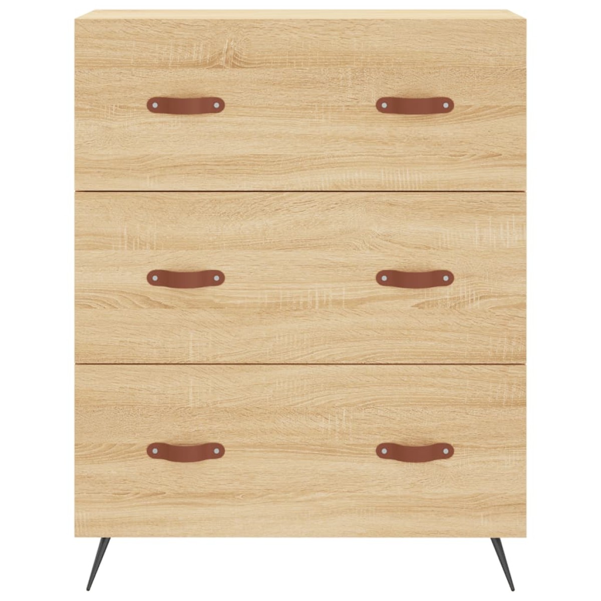 vidaXL Ντουλάπι Sonoma δρυς 69,5 x 34 x 180 εκ. από Επεξεργασμένο Ξύλο