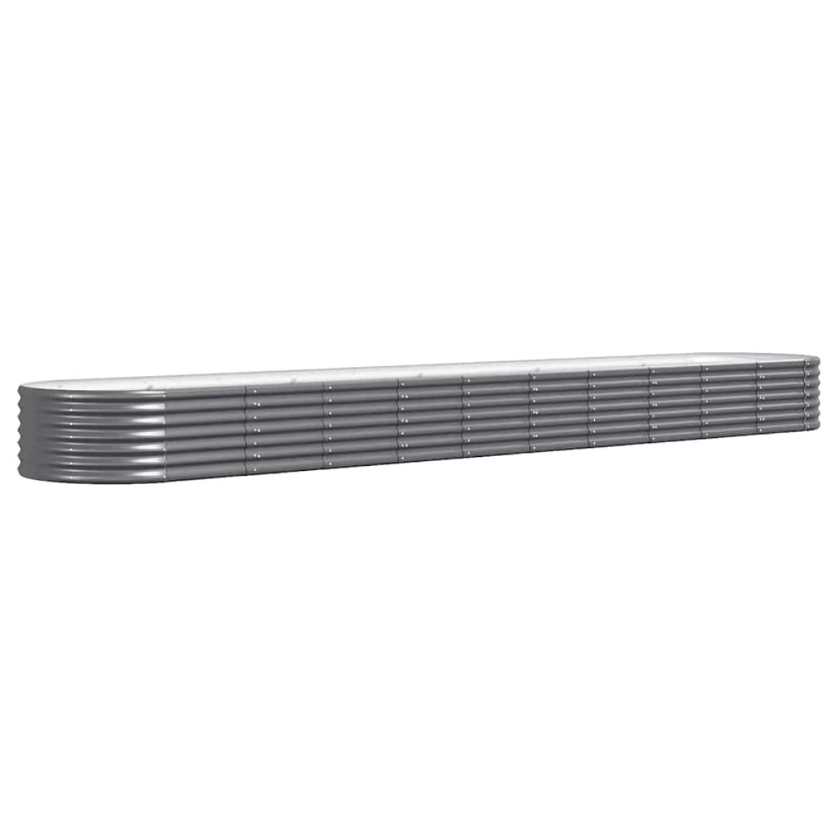 vidaXL Ζαρντινιέρα Ανθρακί 440x80x36 εκ Ατσάλι με Ηλεκτρ. Βαφή Πούδρας
