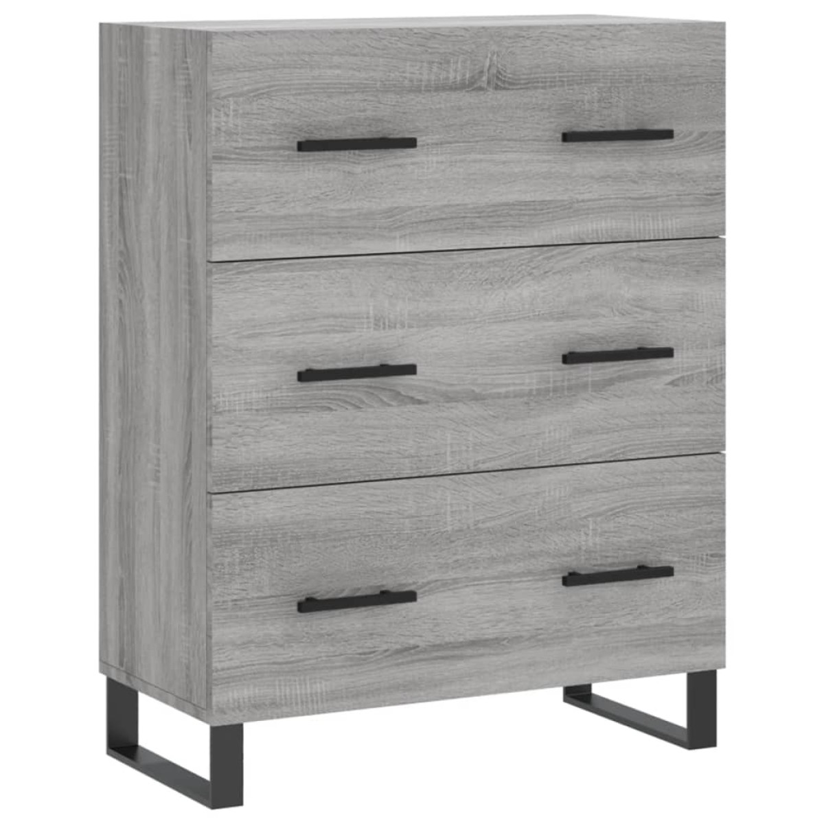 vidaXL Ντουλάπι Γκρι Sonoma 69,5 x 34 x 180 εκ. Επεξεργασμένο Ξύλο