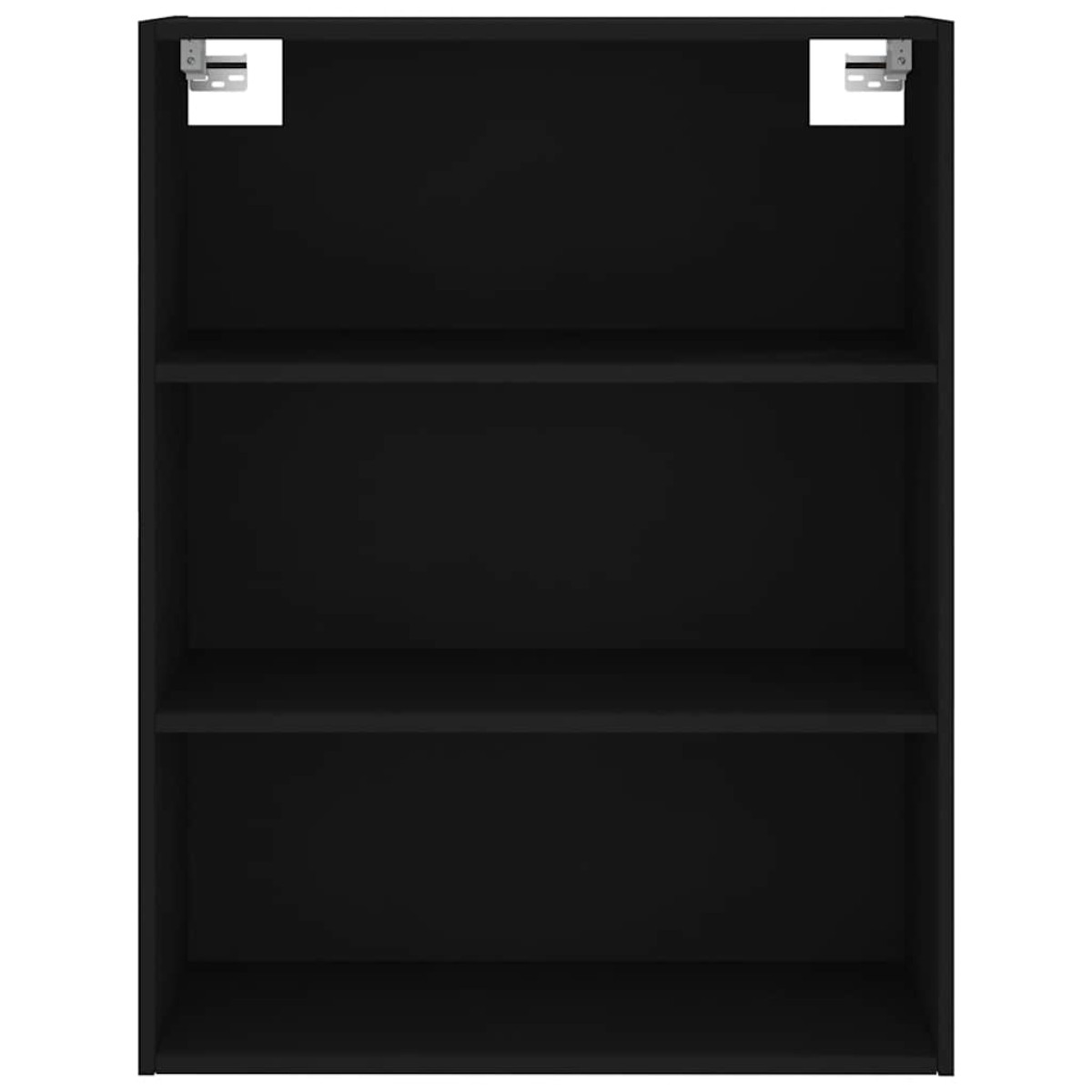 vidaXL Ντουλάπι Μαύρο 69,5x34x180 εκ. από Επεξεργασμένο Ξύλο