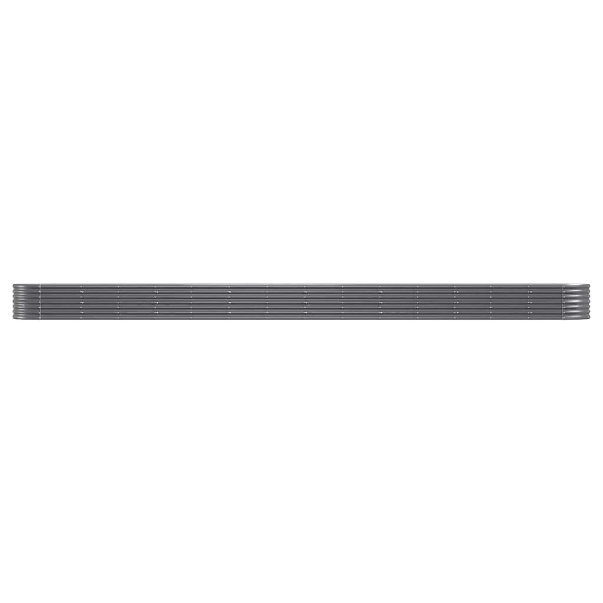 vidaXL Ζαρντινιέρα Ανθρακί 620x80x36 εκ Ατσάλι με Ηλεκτρ. Βαφή Πούδρας