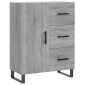 vidaXL Ντουλάπι Γκρι Sonoma 69,5 x 34 x 180 εκ. Επεξεργασμένο Ξύλο