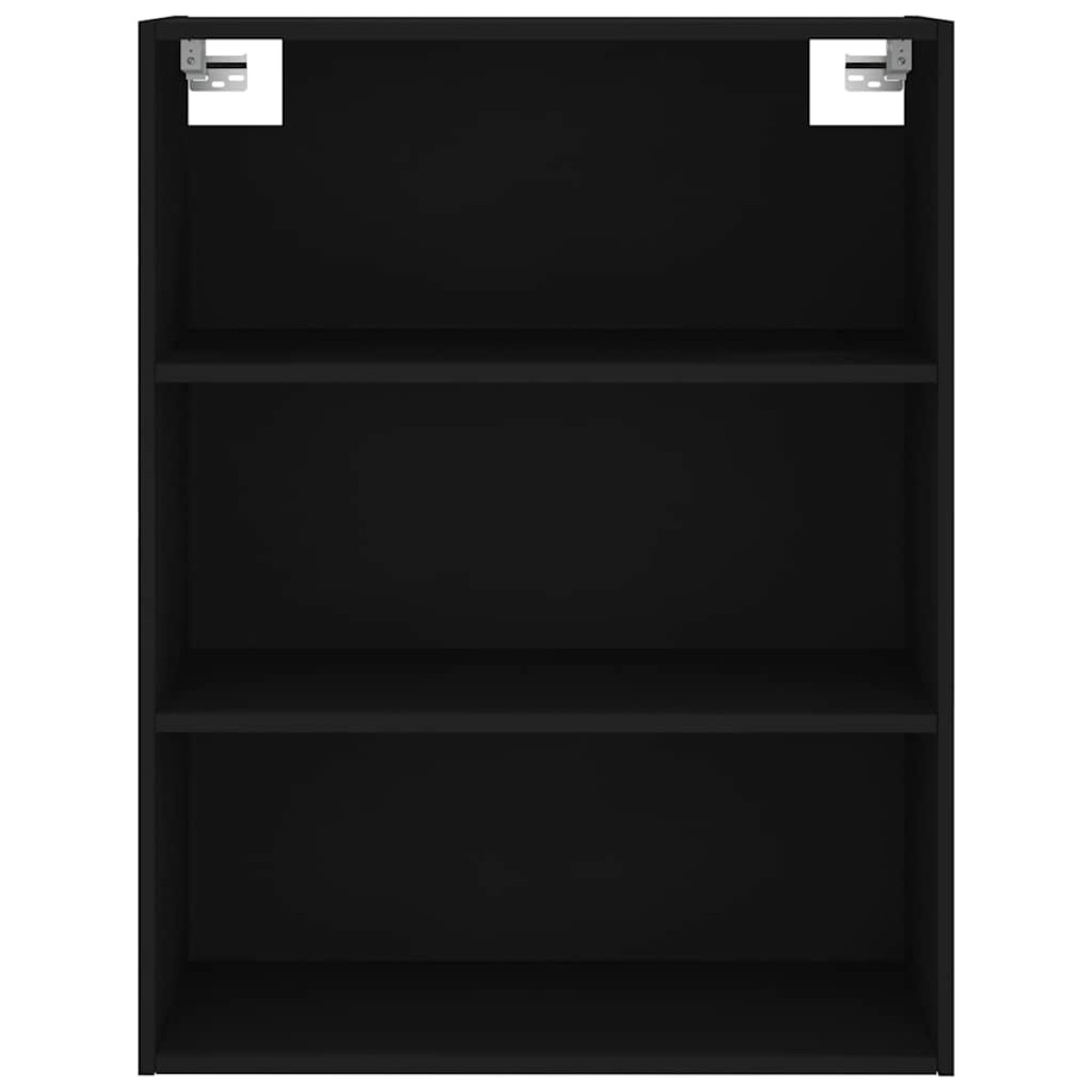 vidaXL Ντουλάπι Μαύρο 69,5x34x180 εκ. από Επεξεργασμένο Ξύλο