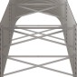 vidaXL Ζαρντινιέρα Καφέ 224x80x68 εκ. Ατσάλι με Ηλεκτρ. Βαφή Πούδρας