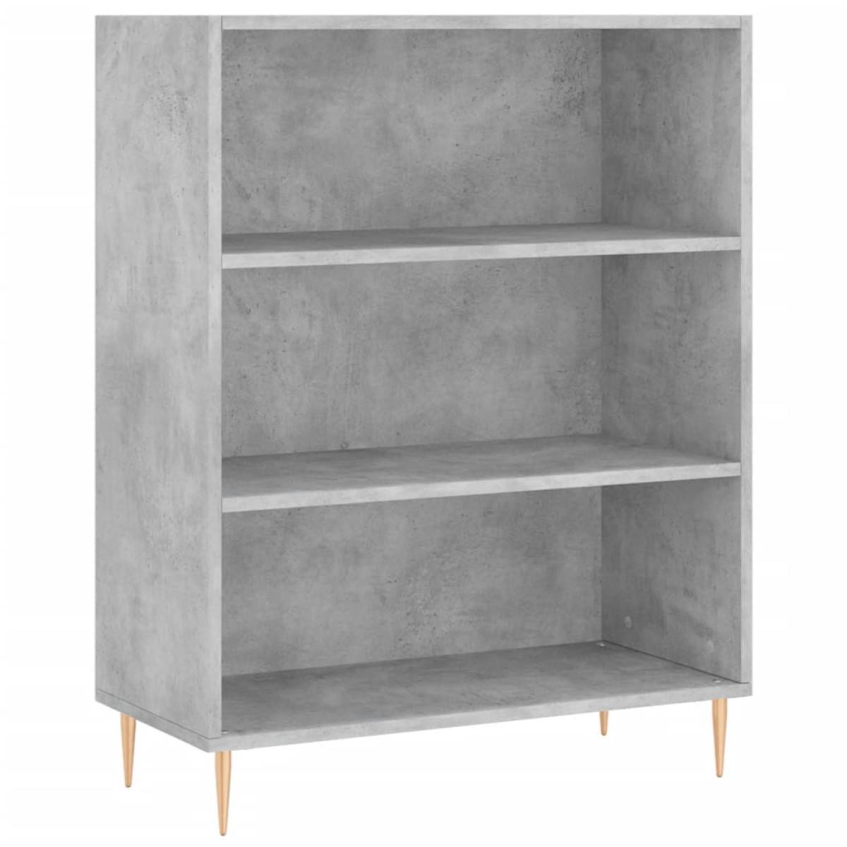 vidaXL Ντουλάπι Γκρι Σκυροδέματος 69,5x32,5x180 εκ. Επεξεργασμένο Ξύλο
