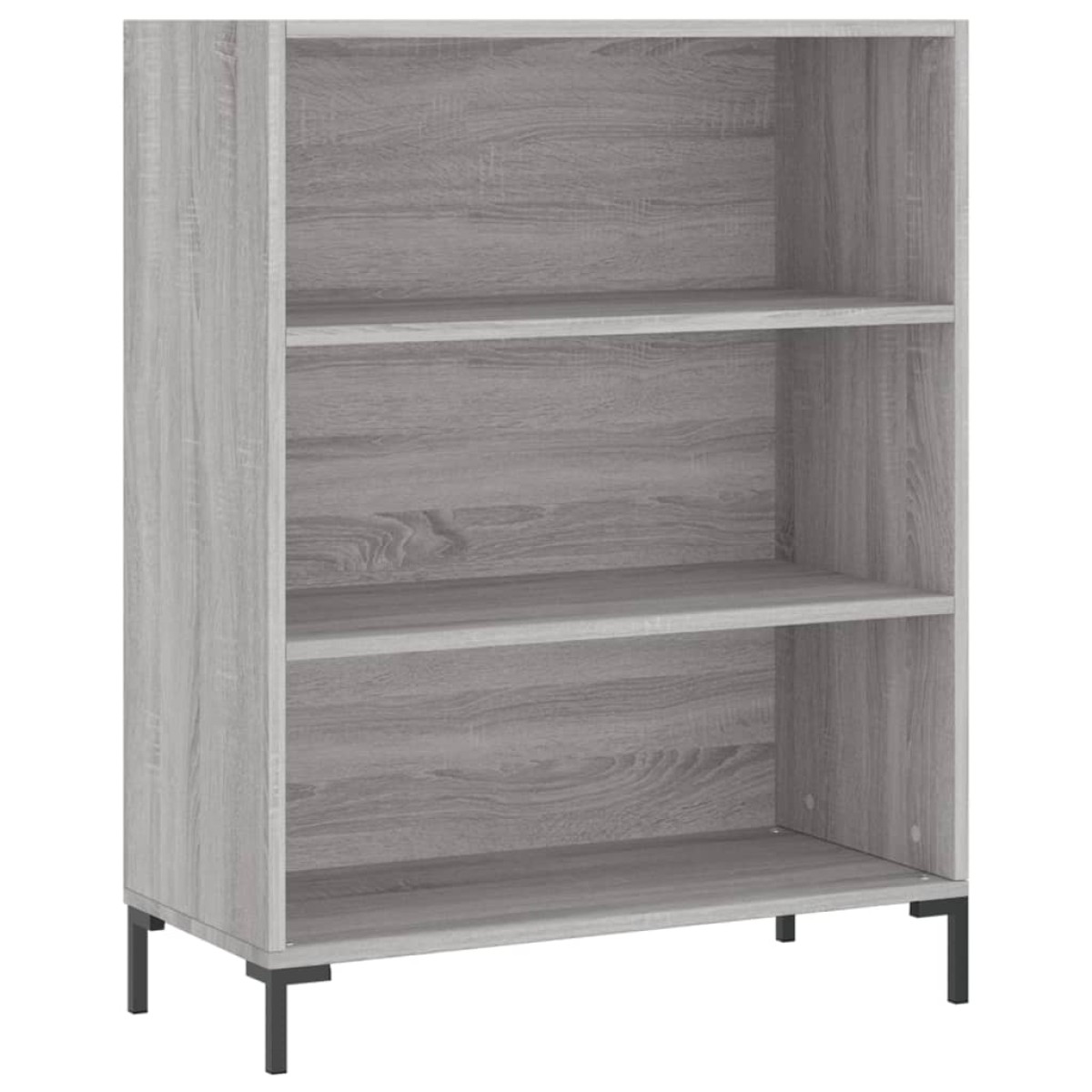vidaXL Ντουλάπι Sonoma Γκρι 69,5x32,5x180 εκ. Επεξεργασμένο Ξύλο