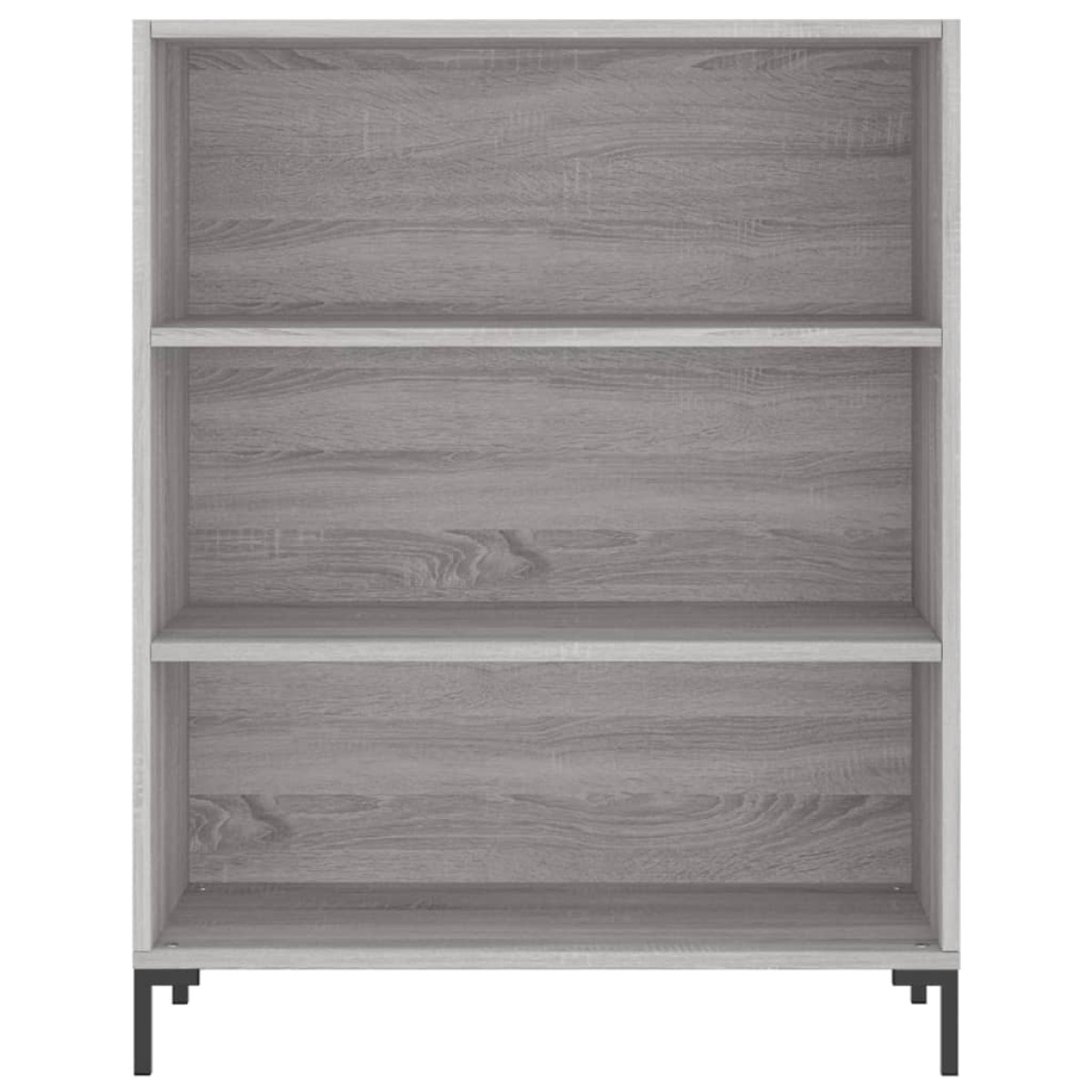 vidaXL Ντουλάπι Sonoma Γκρι 69,5x32,5x180 εκ. Επεξεργασμένο Ξύλο