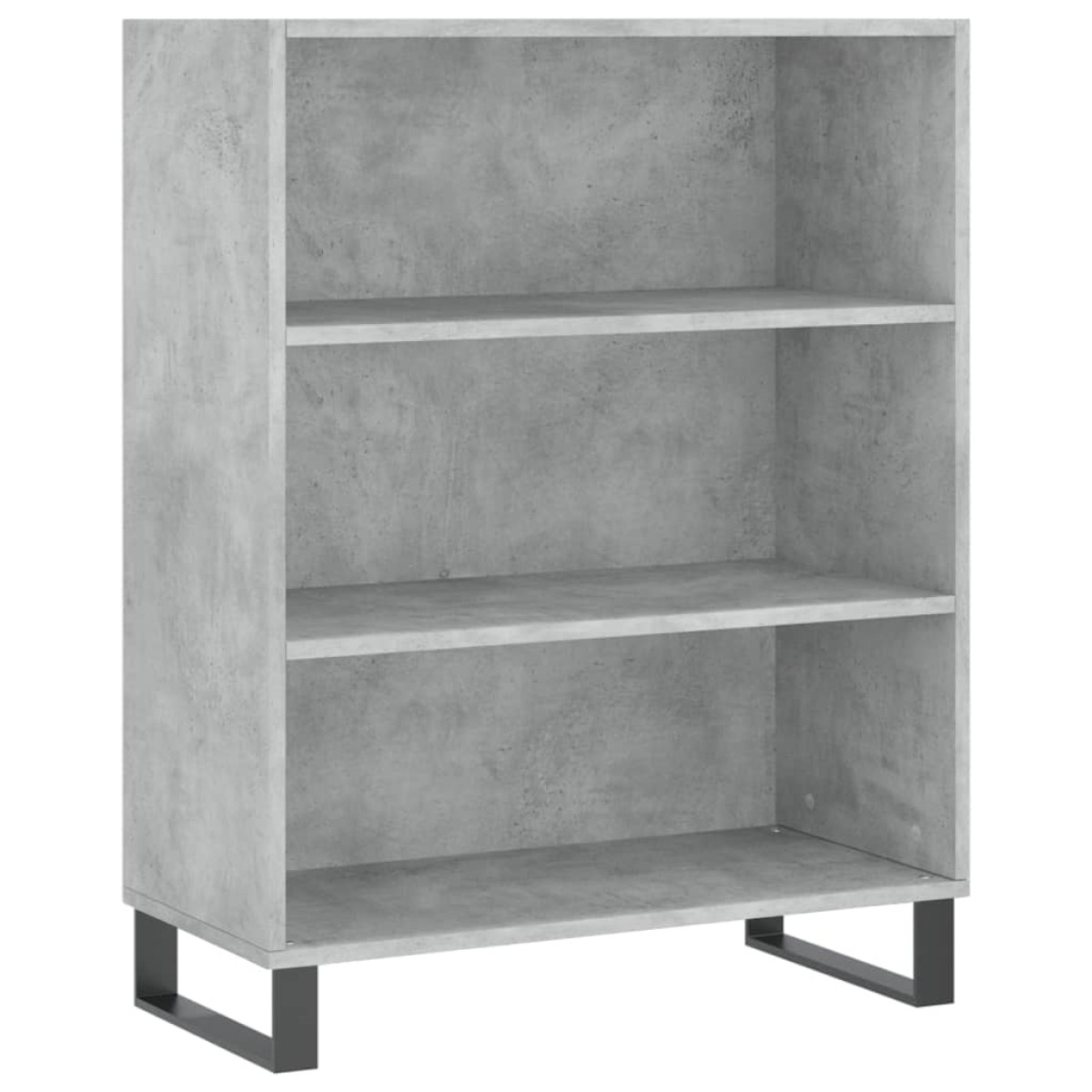 vidaXL Ντουλάπι Γκρι Σκυροδέματος 69,5x32,5x180 εκ. Επεξεργασμένο Ξύλο