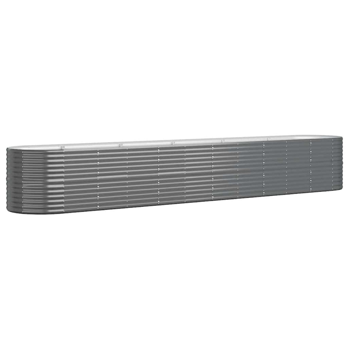 vidaXL Ζαρντινιέρα Ανθρακί 440x80x68 εκ Ατσάλι με Ηλεκτρ. Βαφή Πούδρας