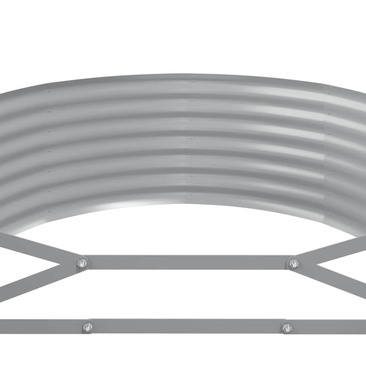 vidaXL Ζαρντινιέρα Ανθρακί 175x100x36εκ Ατσάλι με Ηλεκτρ. Βαφή Πούδρας