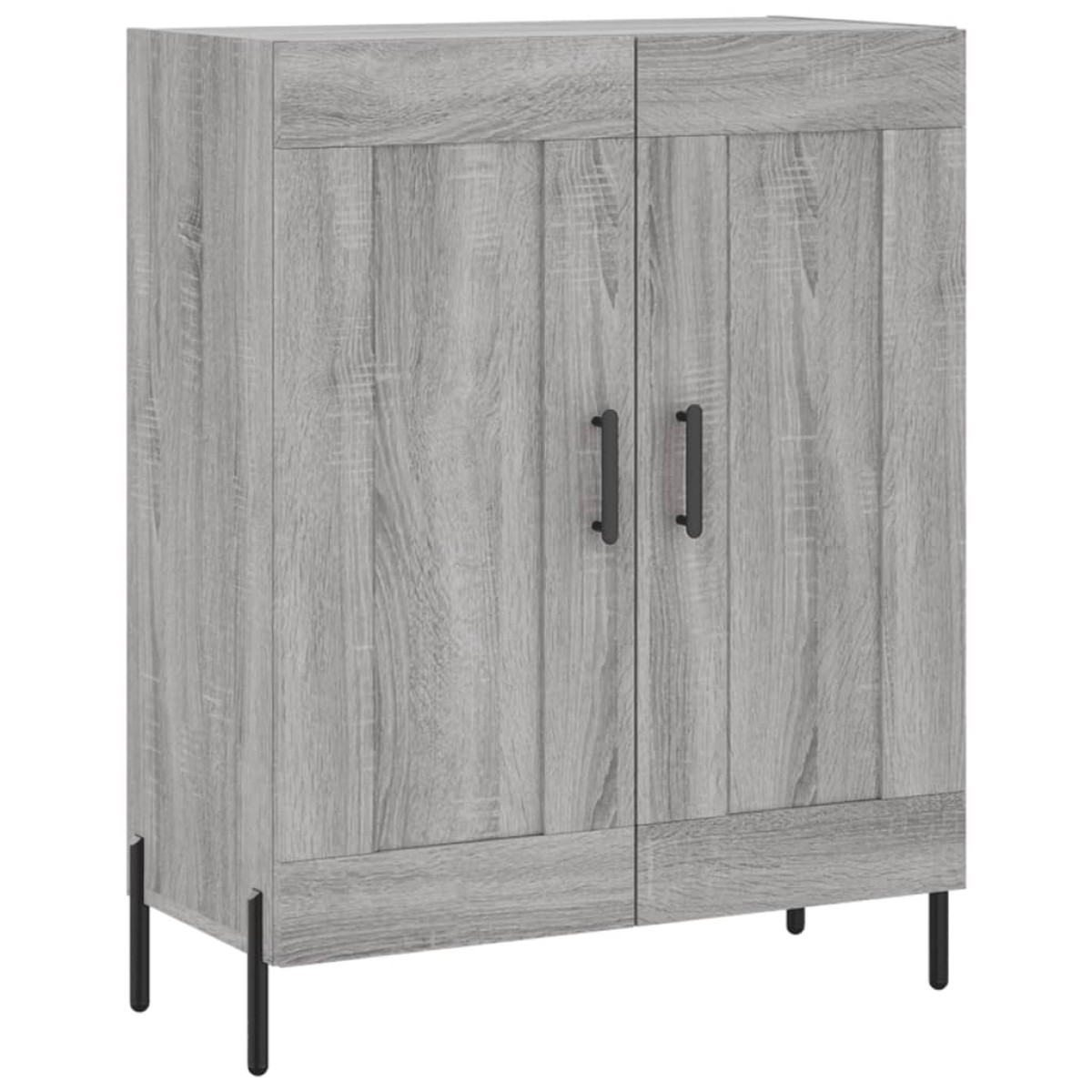 vidaXL Ντουλάπι Γκρι Sonoma 69,5 x 34 x 180 εκ. Επεξεργασμένο Ξύλο