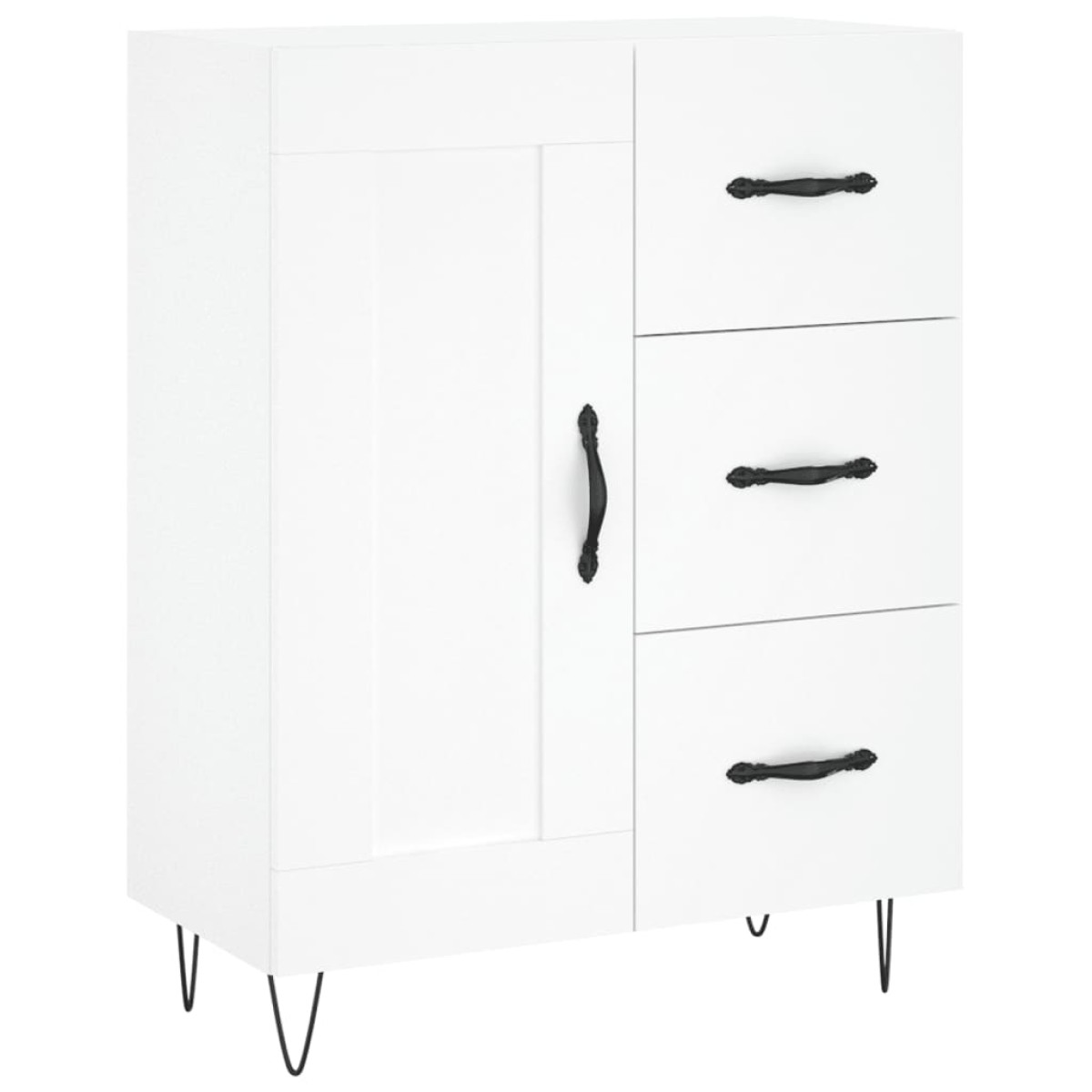 vidaXL Ντουλάπι Λευκό 69,5x34x180 εκ. από Επεξεργασμένο Ξύλο