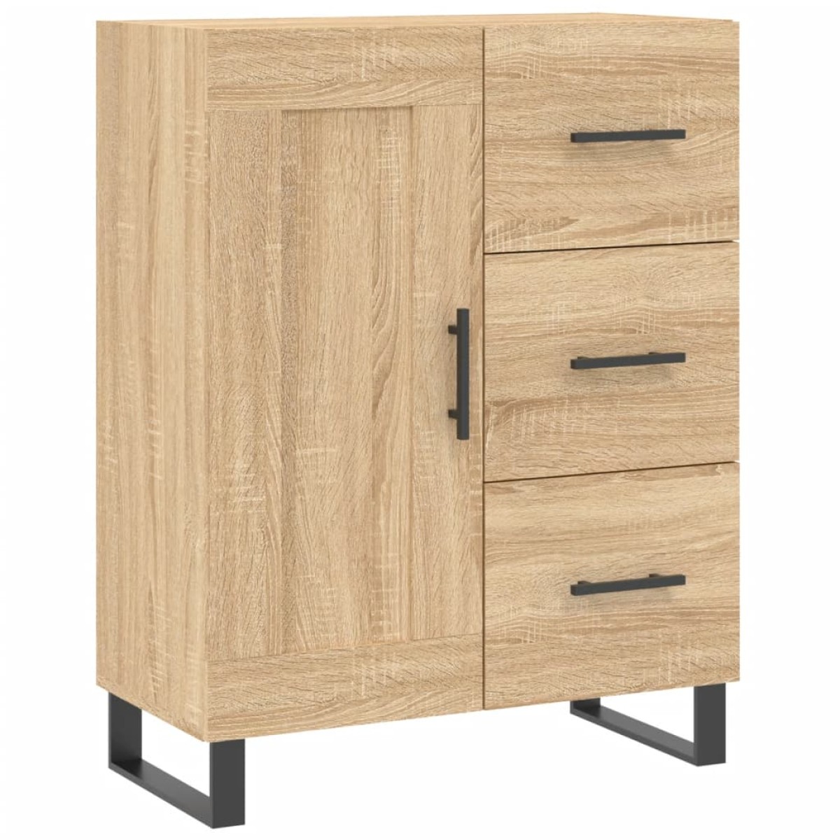 vidaXL Ντουλάπι Sonoma δρυς 69,5 x 34 x 180 εκ. από Επεξεργασμένο Ξύλο