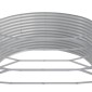 vidaXL Ζαρντινιέρα Ανθρακί 544x100x36εκ Ατσάλι με Ηλεκτρ. Βαφή Πούδρας