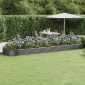 vidaXL Ζαρντινιέρα Ανθρακί 523x140x36εκ Ατσάλι με Ηλεκτρ. Βαφή Πούδρας