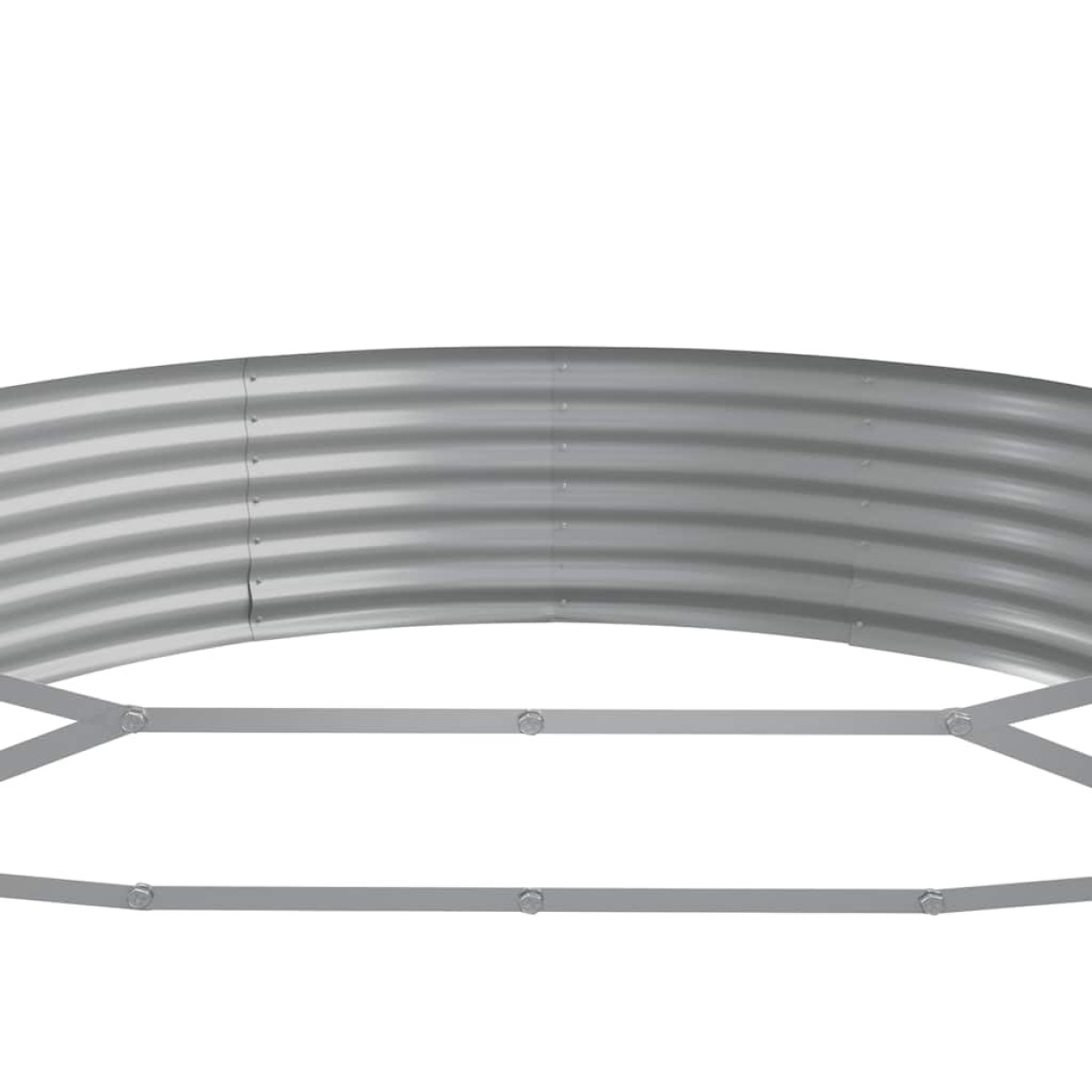 vidaXL Ζαρντινιέρα Ανθρακί 600x140x36εκ Ατσάλι με Ηλεκτρ. Βαφή Πούδρας