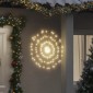 vidaXL Φωτάκια Χριστουγεννιάτικα 8 Τεμ. 140 LED Θερμό Λευκό 17 εκ.