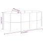 vidaXL Ζαρντινιέρα Ανθρακί 175x100x68εκ Ατσάλι με Ηλεκτρ. Βαφή Πούδρας