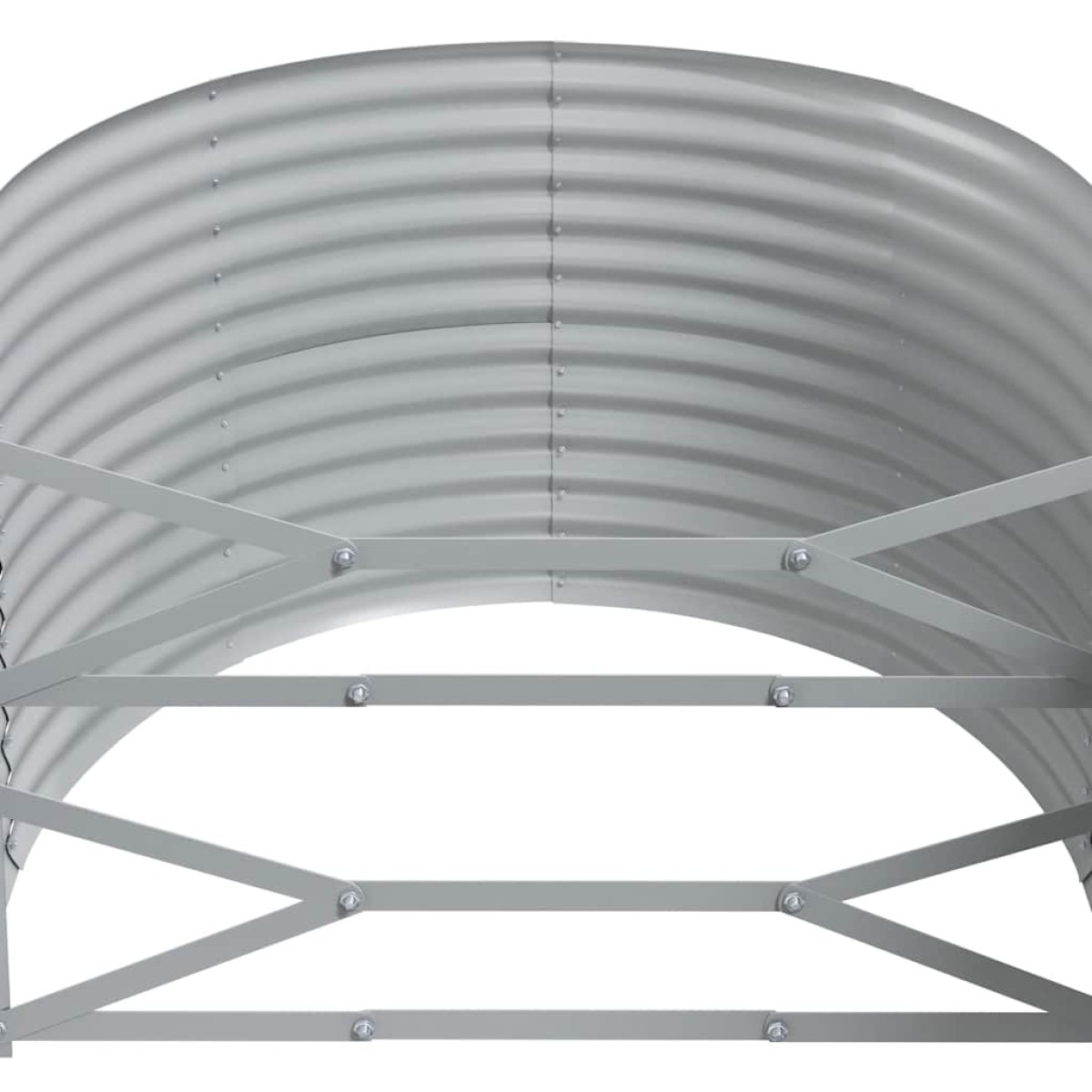 vidaXL Ζαρντινιέρα Ανθρακί 249x100x68εκ Ατσάλι με Ηλεκτρ. Βαφή Πούδρας