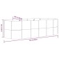 vidaXL Ζαρντινιέρα Ανθρακί 249x100x68εκ Ατσάλι με Ηλεκτρ. Βαφή Πούδρας