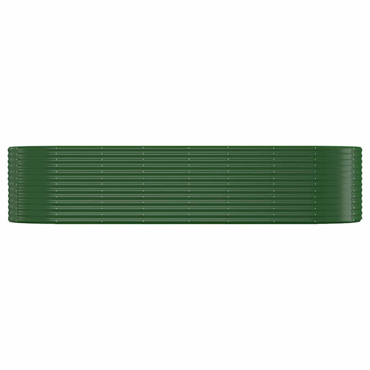 vidaXL Ζαρντινιέρα Πράσινη 322x100x68εκ Ατσάλι με Ηλεκτρ. Βαφή Πούδρας