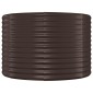 vidaXL Ζαρντινιέρα Καφέ 322x100x68 εκ. Ατσάλι με Ηλεκτρ. Βαφή Πούδρας
